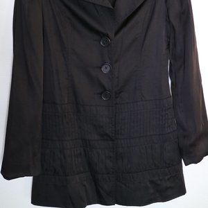 Adorable BeBe Long Black Lightweight Coat